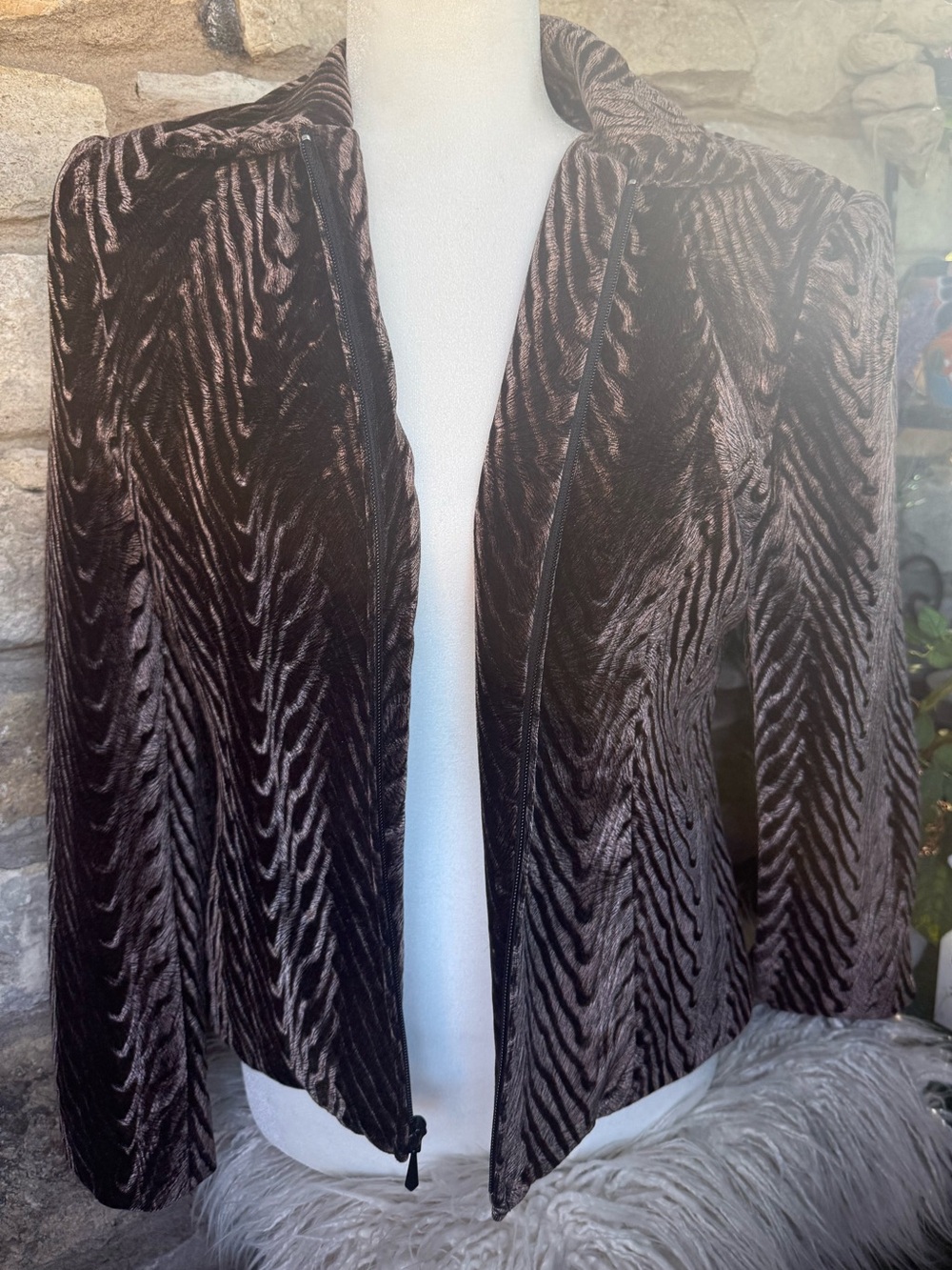 Giancarlo Ferrari Animal Print Jacket uncommon